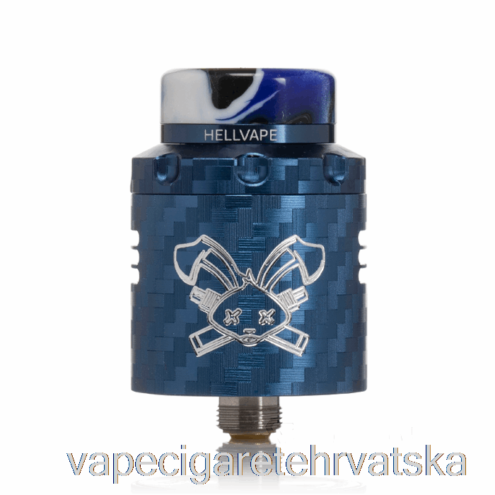 Vape Hrvatska Hellvape Dead Rabbit V3 24mm Rda Blue Carbon Fiber